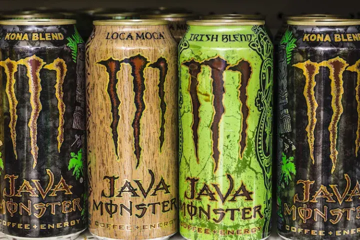 Monster energy cans