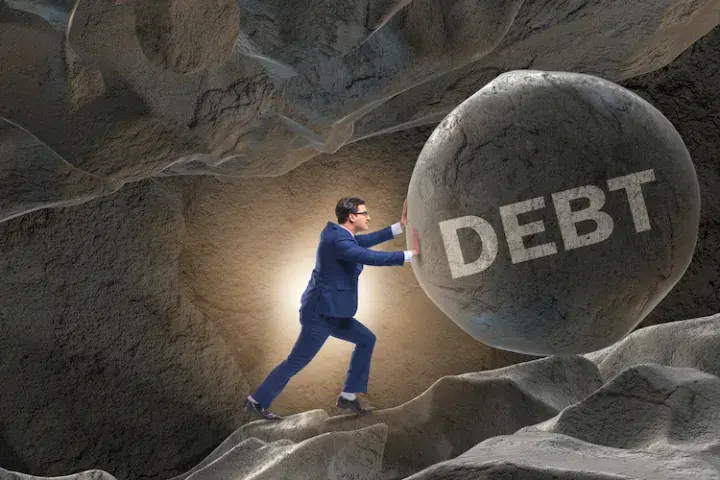 Media coverage of business debt